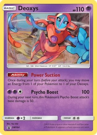 'Pokemon - 'Deoxys SM164  - Holofoil SM Promos - Promo
