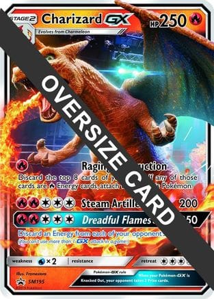 'Pokemon - 'Charizard GX SM195  - Holofoil Jumbo Cards - Promo
