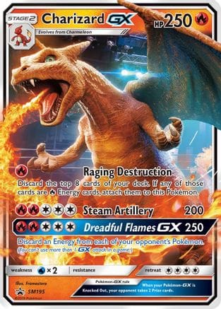 'Pokemon - 'Charizard GX SM195  - Holofoil SM Promos - Promo