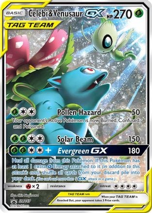 'Pokemon - 'Celebi & Venusaur GX SM167  - Holofoil SM Promos - Promo