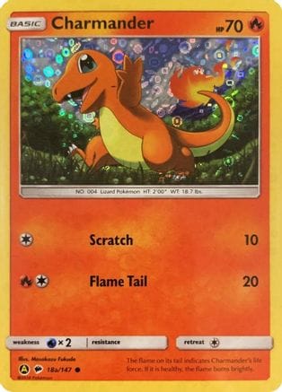 'Pokemon - 'Charmander 18a/147  - Holofoil Miscellaneous Cards & Products - Promo