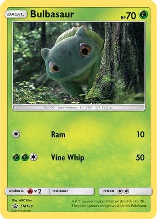 'Pokemon - 'Bulbasaur SM198  - Holofoil SM Promos - Promo