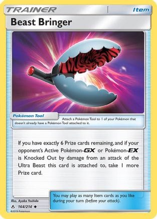'Pokemon - 'Beast Bringer 164  SM  Unbroken Bonds - Uncommon