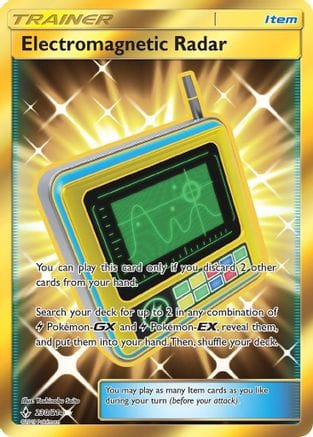 'Pokemon - 'Electromagnetic Radar (Secret) 230/214  - Holofoil SM  Unbroken Bonds - Secret Rare