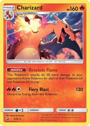 'Pokemon - 'Charizard 003/70  Deck Exclusives - Rare