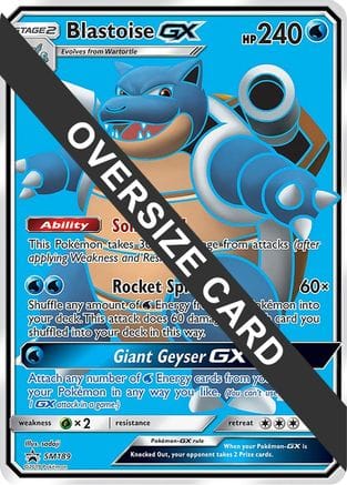 'Pokemon - 'Blastoise GX SM189  - Holofoil Jumbo Cards - Promo