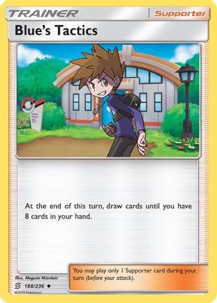 'Pokemon - 'Blue's Tactics 188/236  SM  Unified Minds - Uncommon