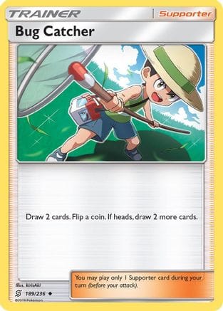 'Pokemon - 'Bug Catcher 189/236  SM  Unified Minds - Uncommon
