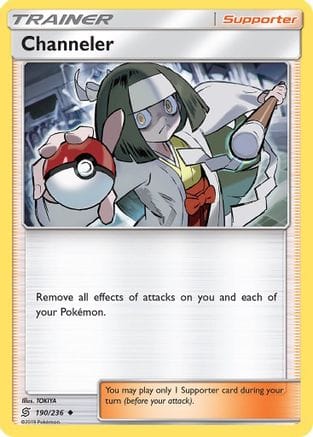 'Pokemon - 'Channeler 190/236  SM  Unified Minds - Uncommon