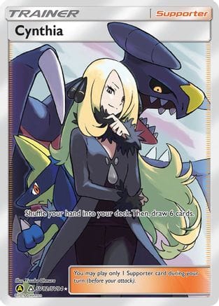 'Pokemon - 'Cynthia SV82/SV94  - Holofoil Hidden Fates Shiny Vault - Shiny Holo Rare