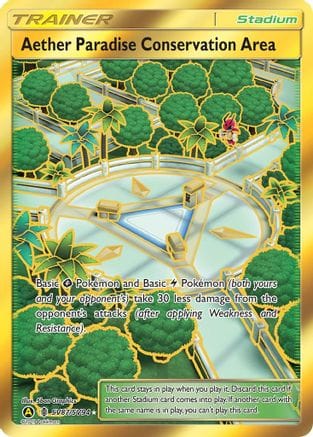 'Pokemon - 'Aether Paradise Conservation Area SV87/SV94  - Holofoil Hidden Fates Shiny Vault - Shiny Holo Rare