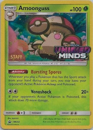 'Pokemon - 'Amoonguss SM202  - Holofoil SM Promos - Promo