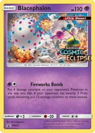'Pokemon - 'Blacephalon SM221  - Holofoil SM Promos - Promo