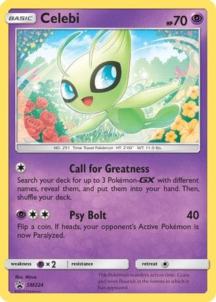 'Pokemon - 'Celebi SM224  - Holofoil SM Promos - Promo