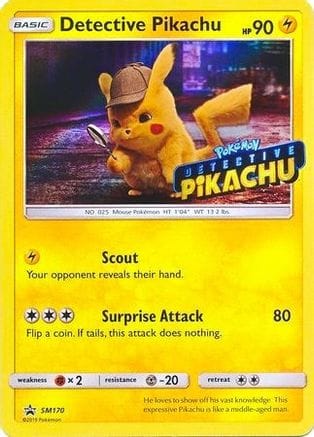 'Pokemon - 'Detective Pikachu SM170  - Holofoil SM Promos - Promo