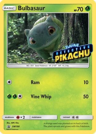 'Pokemon - 'Bulbasaur SM198  - Holofoil SM Promos - Promo
