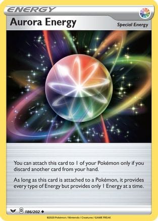 'Pokemon - 'Aurora Energy 186/202  SWSH01 Sword & Shield Base Set - Uncommon