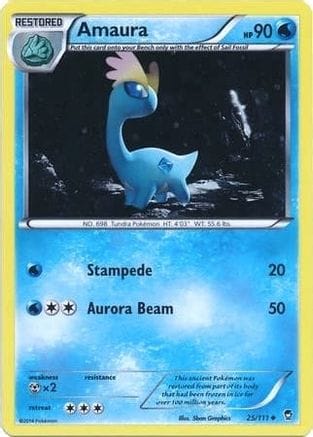 'Pokemon - 'Amaura 025/111  - Holofoil Miscellaneous Cards & Products - Promo