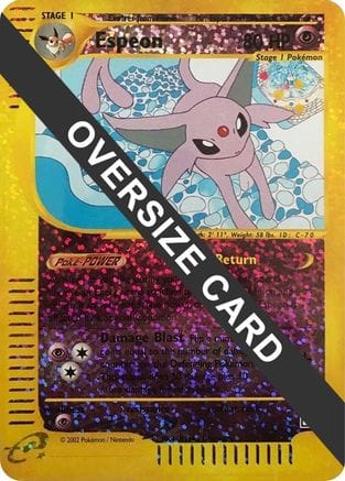 'Pokemon - 'Espeon 006/12  - Reverse Holofoil Jumbo Cards - Promo