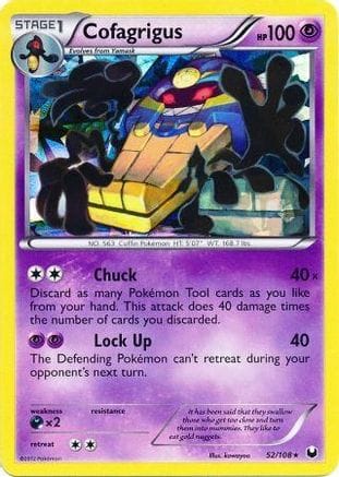 'Pokemon - 'Cofagrigus 052/108  - Holofoil Deck Exclusives - Rare