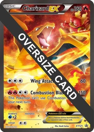 'Pokemon - 'Charizard EX XY121  - Holofoil Jumbo Cards - Promo