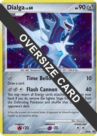 'Pokemon - 'Dialga DP26  - Holofoil Jumbo Cards - Promo