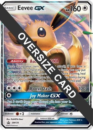 'Pokemon - 'Eevee GX SM174  - Holofoil Jumbo Cards - Promo