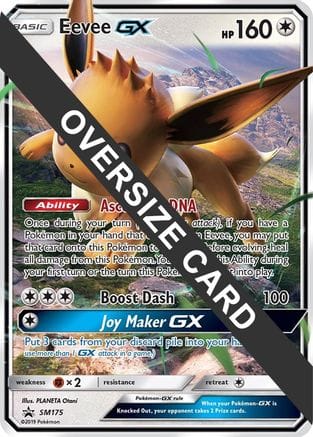 'Pokemon - 'Eevee GX SM175  - Holofoil Jumbo Cards - Promo