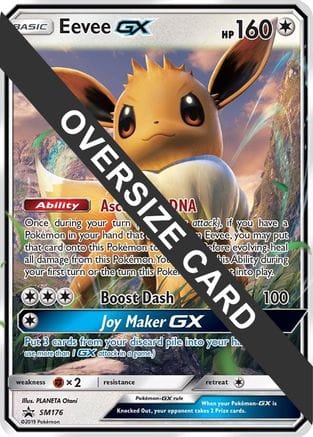 'Pokemon - 'Eevee GX SM176  - Holofoil Jumbo Cards - Promo