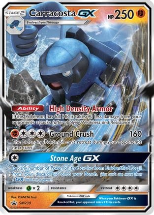 'Pokemon - 'Carracosta GX SM239  - Holofoil SM Promos - Promo