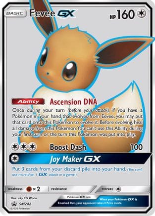 'Pokemon - 'Eevee GX SM242  - Holofoil SM Promos - Promo