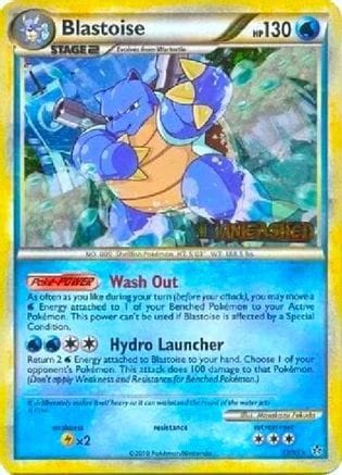 'Pokemon - 'Blastoise 013/95  - Holofoil HGSS Promos - Promo