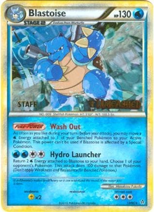 'Pokemon - 'Blastoise 013/95  - Holofoil HGSS Promos - Promo