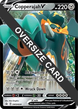'Pokemon - 'Copperajah V SWSH030  - Holofoil Jumbo Cards - Promo