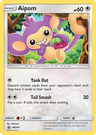 'Pokemon - 'Aipom SM244  SM Promos - Promo