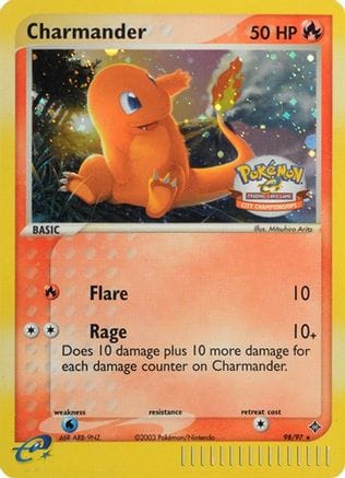 'Pokemon - 'Charmander 098/97  - Holofoil League & Championship Cards - Promo