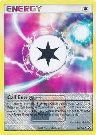 'Pokemon - 'Call Energy 092/100  - Reverse Holofoil League & Championship Cards - Promo
