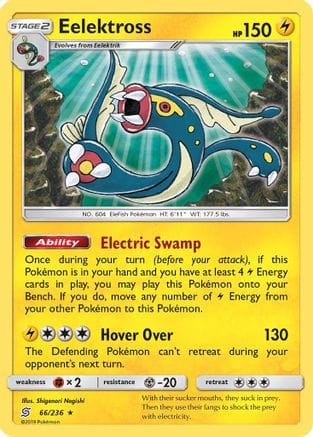 'Pokemon - 'Eelektross 066/236  Deck Exclusives - Rare