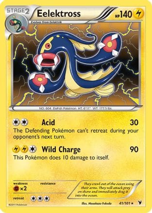 'Pokemon - 'Eelektross 041/101  Deck Exclusives - Rare
