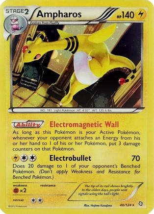 'Pokemon - 'Ampharos 040/124  - Holofoil Blister Exclusives - Promo