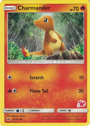 'Pokemon - 'Charmander 018/147  Battle Academy - Promo