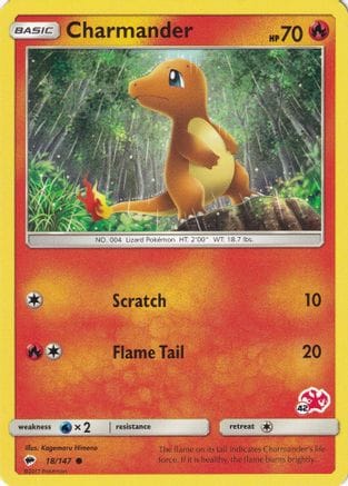 'Pokemon - 'Charmander 018/147  Battle Academy - Common