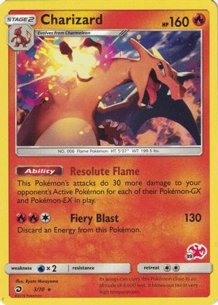 'Pokemon - 'Charizard 003/70  Battle Academy - Promo