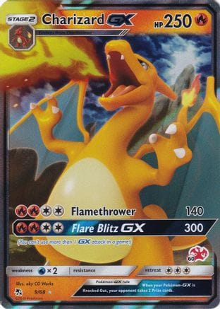 'Pokemon - 'Charizard GX 009/68  - Holofoil Battle Academy - Promo