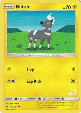'Pokemon - 'Blitzle 081/214  Battle Academy - Promo