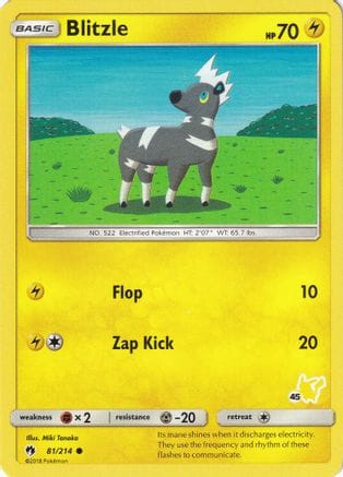 'Pokemon - 'Blitzle 081/214  Battle Academy - Promo