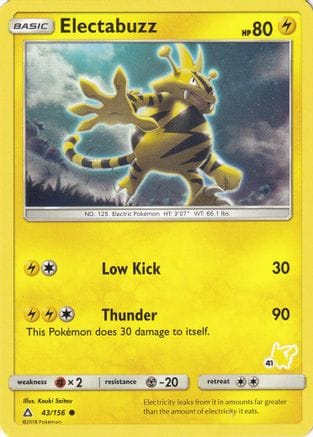'Pokemon - 'Electabuzz 043/156  Battle Academy - Promo