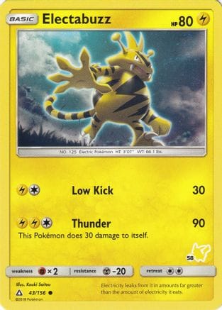 'Pokemon - 'Electabuzz 043/156  Battle Academy - Promo