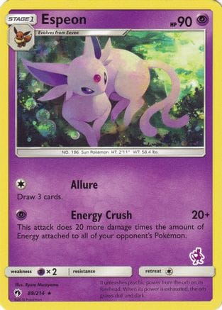 'Pokemon - 'Espeon 089/214  Battle Academy - Promo