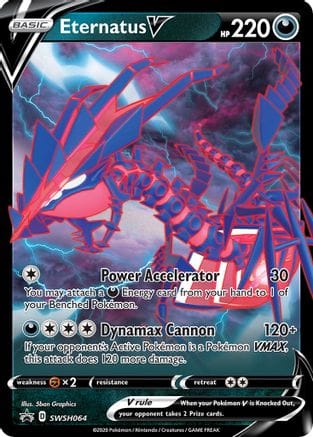 'Pokemon - 'Eternatus V SWSH064  - Holofoil SWSH Sword & Shield Promo Cards - Promo